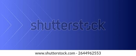Modern blue gradient background featuring five subtle, outlined right-pointing arrows aligned horizontally. Clean design for technology, direction, or abstract concepts. Sleek and contemporary