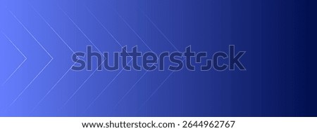 Modern blue gradient background featuring seven subtle, outlined right-pointing arrows aligned horizontally. Clean design for technology, direction, or abstract concepts. Sleek and contemporary