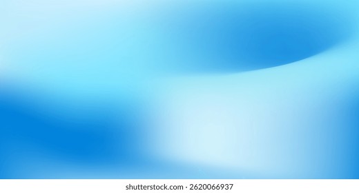 Modern blue gradient background with shining lines waves. Minimalist background simple