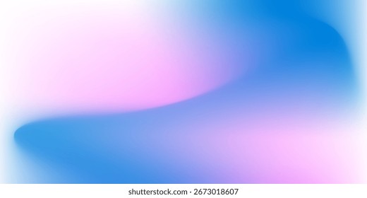 Fondo degradado azul moderno con líneas brillantes y ondas. Minimalista abstracto moderno