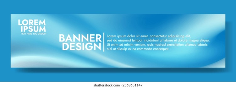 Modern Blue Gradient Background Template Website Advertising