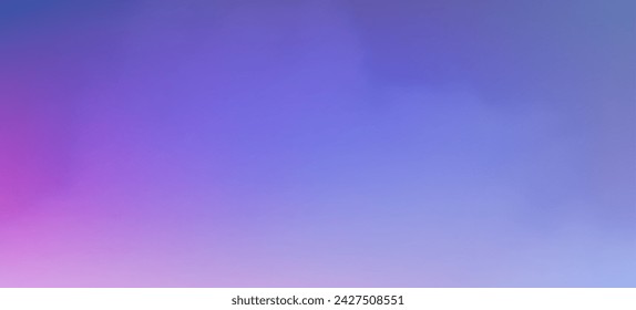 Modern blue gradient backgrounds with clouds. Header banner. Bright abstract presentation backdrop. Vector illustration