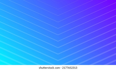 Fondo de degradado azul moderno con líneas. Cartel de cabecera. Fondo de presentación abstracta geométrica brillante. Ilustración del vector