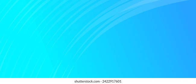 Fondo de degradado azul moderno con líneas. Cartel de cabecera. Fondo de presentación abstracta geométrica brillante. Ilustración del vector