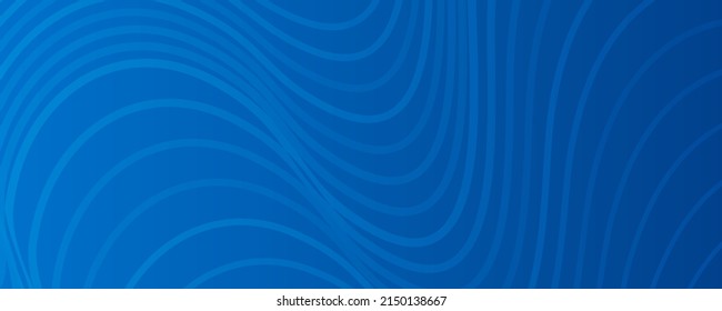 Modern blue gradient backgrounds with wave lines. Header banner. Bright geometric abstract presentation backdrops. Vector illustration