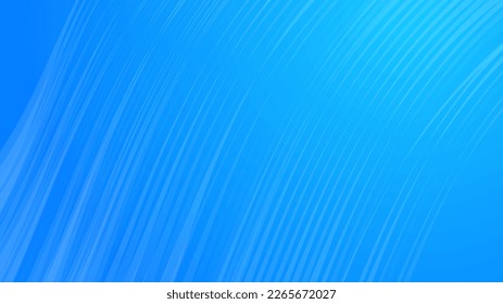 Fondo de degradado azul moderno con líneas onduladas. Cartel de cabecera. Fondo de presentación abstracta geométrica brillante. Ilustración del vector
