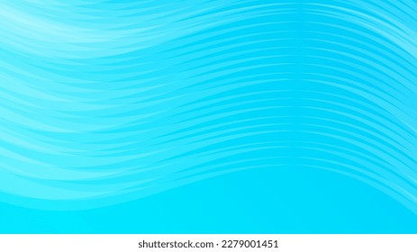 Modern blue gradient backgrounds with wave lines. Header banner. Bright geometric abstract presentation backdrops. Vector illustration
