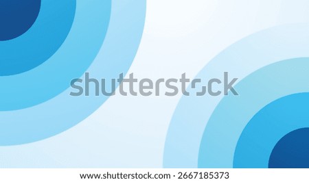 Modern blue gradient circle background.Summer template illustration