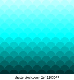 Modern blue gradient circular overlapping pattern – seamless, stylish, and perfect for branding, packaging, or digital design. Ideal for backgrounds or textures. Trendy and versatile.