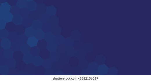 moderno azul gradiente hexágono tecnologia digital hi-tech conceito. padrão de fundo. eps 10