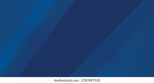 modern blue and halftone abstract background with elegant bright diagonal lines