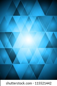 Modern blue hi-tech background. Vector design eps 10