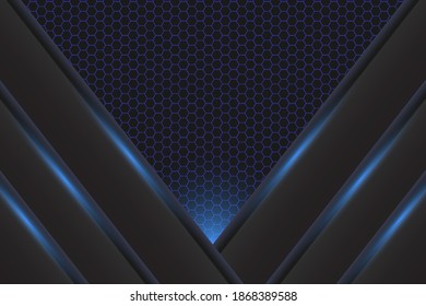 Modern Blue Light Background and Wallpaper. premium vector illustration