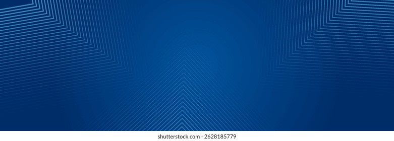 Modern blue lines abstract background with simple line blend contours. Modern blue presentation background. vector ilustration
