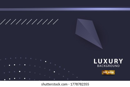 modern blue minimalist luxury background banner design