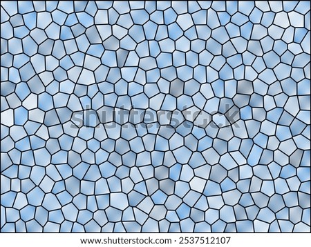 Modern blue mosaic cristal background
