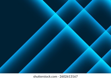 Modern Blue Neon Light Line Background. Banner. Vector Illustration. Abstract Business Wallpaper