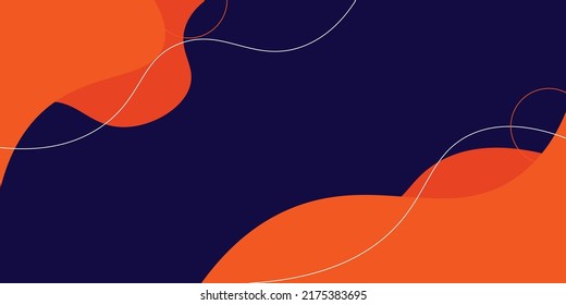 Modern blue and orange abstract background,orange abstract use for business, corporate, institution,poster, template, party, festive, seminar, eps10 vector, illustration