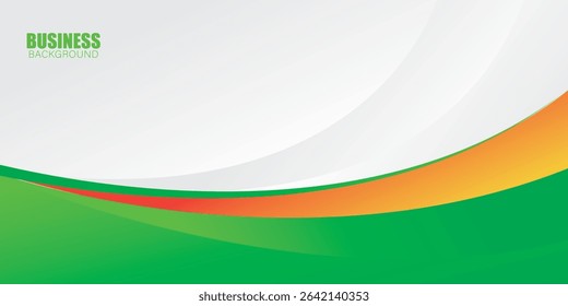 modern blue and orange business presentation template
