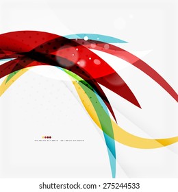 Modern blue and orange color shape composition. Abstract background