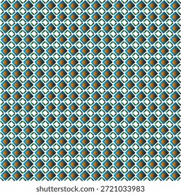 Padrão de diamante azul e laranja moderno para marca de tecnologia e arte digital