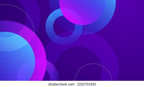 Modern blue and pink colorful abstract background with geometric shapes, lines and waves