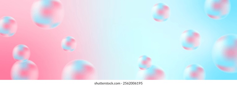 Modern Blue And Pink Liquid Abstract Background With White Frame. Beauty. Vector Illustration. Wallpaper. Backdrop