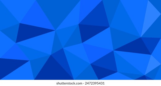 fondo de textura de polígono azul moderno