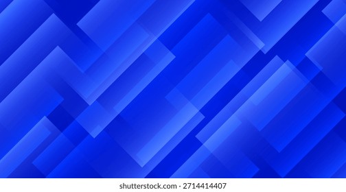Modern Blue Presentation Background. Abstract Business Wallpaper. Vector Illustration