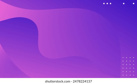 Modern blue and purple wave background. Dynamic sound wave. Design element. Vector illustration