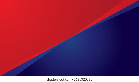 Diseño de Plantilla de fondo abstracto rojo azul moderno