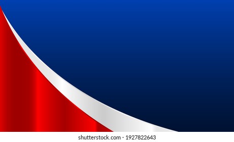 Modern Blue And Red Background