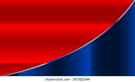 moderner, blauer und roter Hintergrund