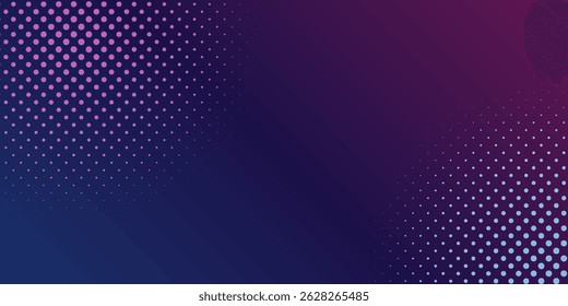 Moderna línea ondulada dinámica azul y rojo textura punteada. Fondo azul oscuro con el arte simple moderno abstracto del espacio de copia