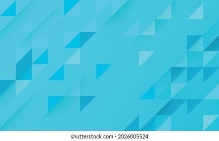 Modern Blue Shape Geometric Abstract Background