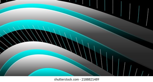 Fondo azul, plateado y negro moderno