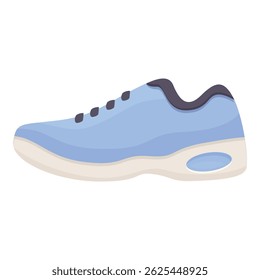 Modern blue sneaker designed for optimal performance during running and sports activities