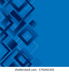 modern blue square gradient trendy background vector illustration EPS10