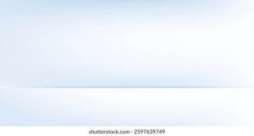 Modern blue studio room. Limbo light background. Abstract 3d backdrop for product presentation design abstract modern