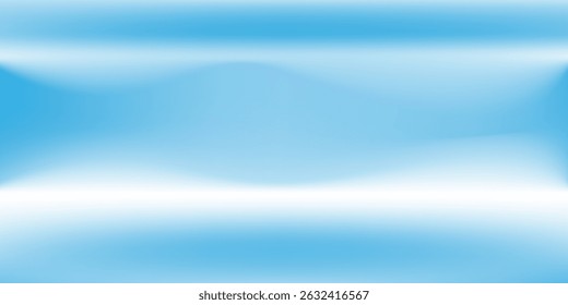 Modern blue studio room. Limbo light background. Abstract 3d backdrop for product art abstract