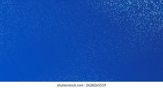 Modern Blue Tech Finance Fintech Background Abstract Pixel Pattern. Abstract Business Tech Science Abstract