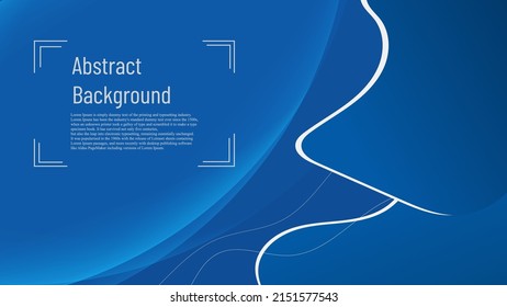 tono azul moderno con forma de círculo y fondo de pantalla ondulado dinámico