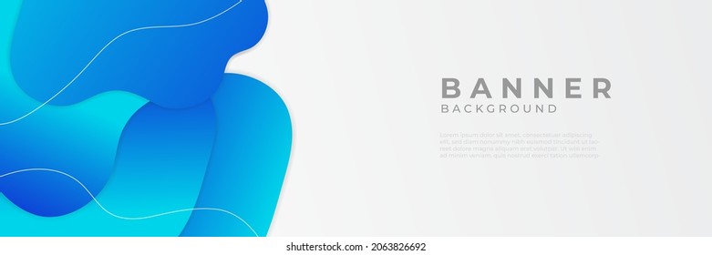 Diseño gráfico abstracto de vector azul moderno Modelo de fondo de patrón de banner.