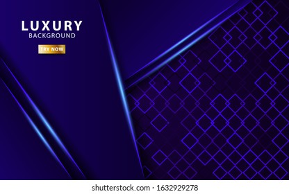 modern blue vector background with blue line.Overlap layers with paper effect on textured background. Template vector.