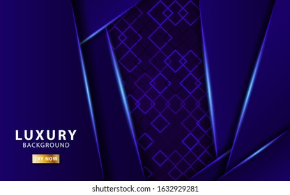 modern blue vector background with blue line.Overlap layers with paper effect on textured background. Template vector.