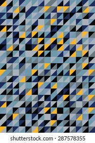 Modern Blue Vector Geometric Design