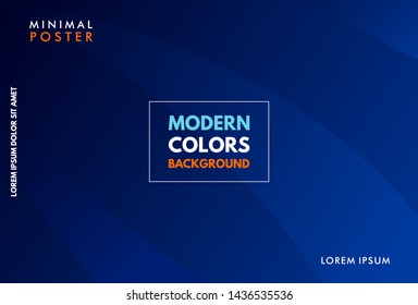 Modern  Blue Wave Abstract Banner Template