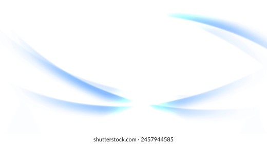 Modern blue wave background design, vector illustration