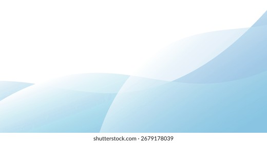 Design moderno de fundo de onda azul, ilustração vetorial