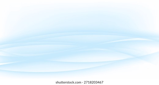 Modern blue wave background design, vector illustration